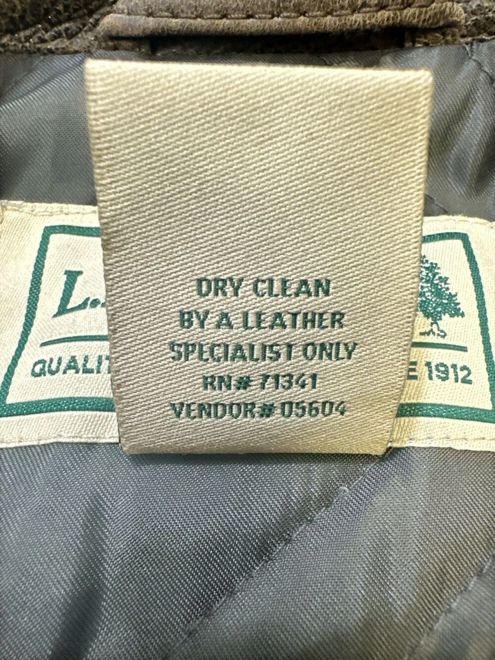 LL Bean Goatskin Leather A-2 Style Bomber Flight Vintage Jacket M - Picture 12 of 16